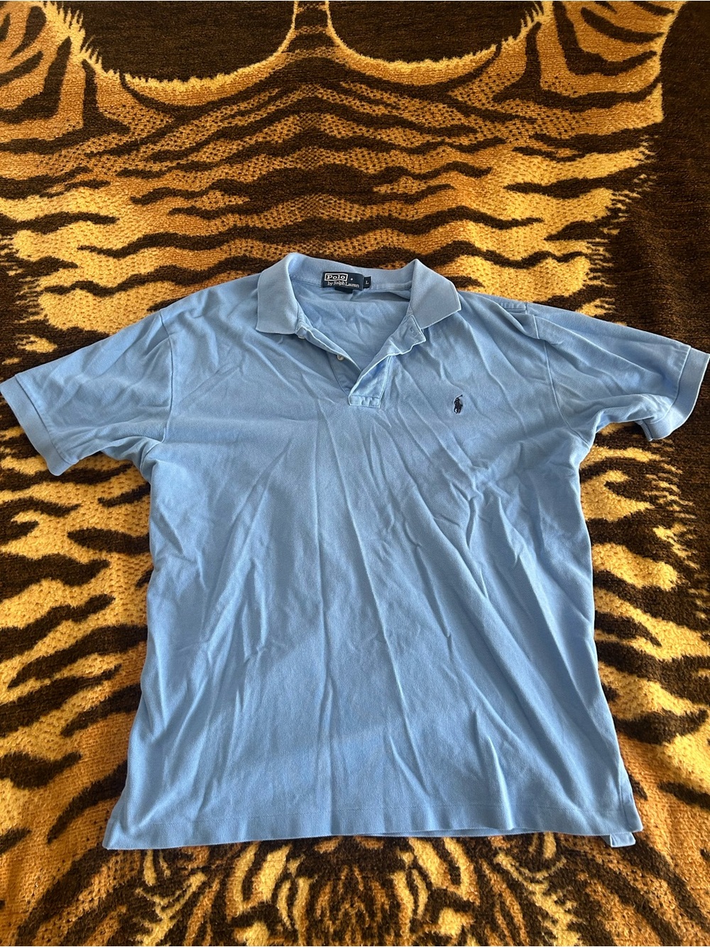 Ralph Lauren Men’s Light Blue Short-Sleeve Polo